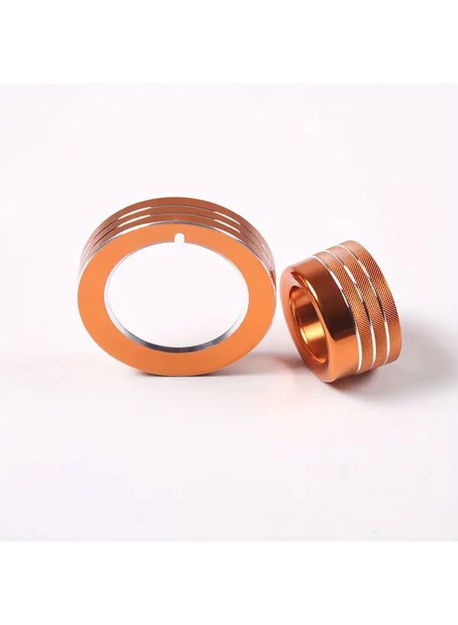 For Ford Ranger 2015 2021 Orange Aluminum Alloy Headlight Switch Knob Cover Decorative Ring Easy Installation No Battery Needed Fits 4 Door Models Interior Upgrade Durable Car Part Vehicle Air Vent Accessory - Image 4