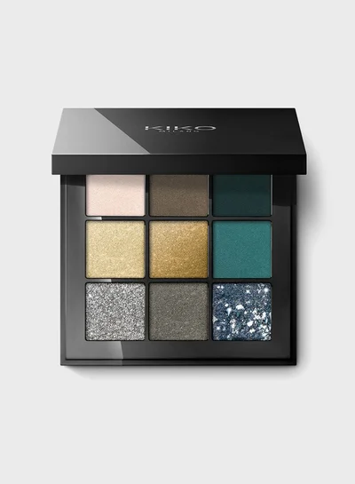 KIKO MILANO Glamour Multi Finish Eyeshadow Palette - 06 Green Vibes