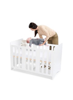 Kinderkraft سرير ستيلو الخشبي - أبيض  - Image 4