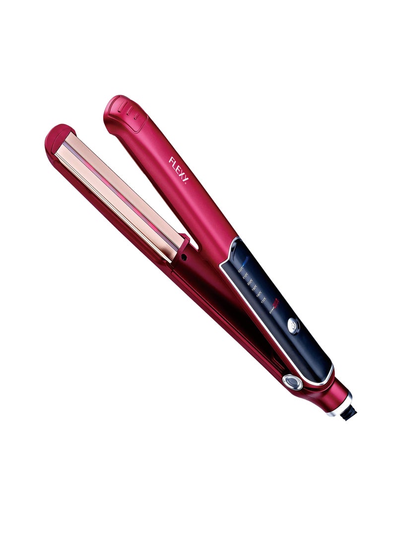 Flexy FLEXY® Professional Hair Straightener – Coconut Therapy, Infrared Ionic Heat, Fast Heating, Adjustable Temperature, Ceramic Plates, Anti-Frizz Flat Iron for Smooth, Sleek Salon-Style Hair 2 year warranty - Image 1