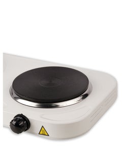 ELORA Dual Hot Plate Camping & Caravan Cooking, Suitable For All Types Of Cookware 2000 W ELHP-8013 White  - Image 5