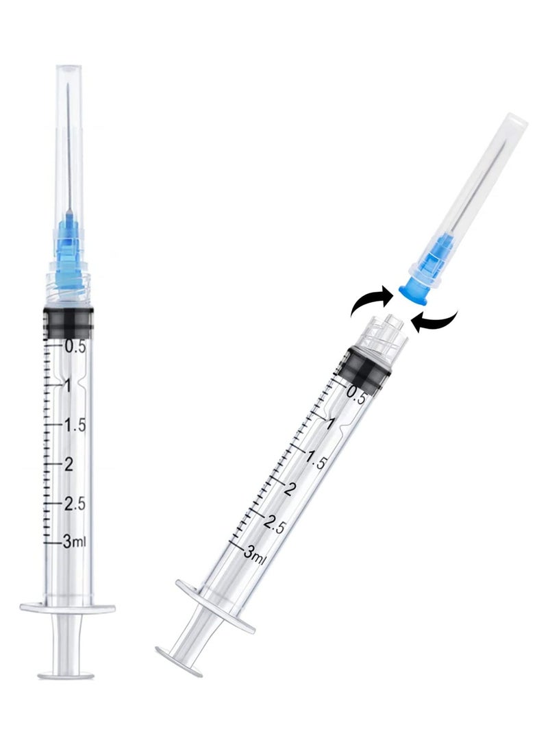 Generic Medical Disposable Syringe 3 ml With Needle, Individually Sealed (Box 100 Pieces)  - Image 2