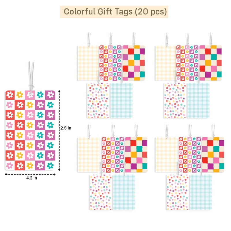 Party Propz Party Propz Gift Tag 20 Pcs Elegant Gift Tag For Birthday Happy Diwali Tag Wedding Gift Tag Anniversary Gift Tag Return Gift Tag Tags For Packaging Gift Tags For PresentsCardstock - Image 2