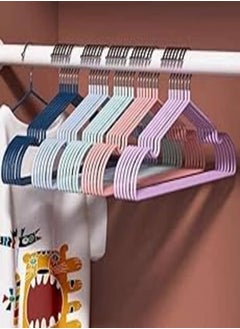 Generic Stainless Steel Clothes Hanger with Leather Cover Colorful and Stylish 