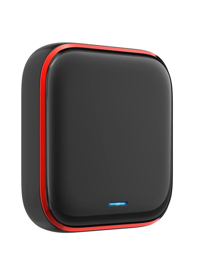 SOLARAE Smart Universal Wifi Ir Remote Control: Infrared Wifi Remote Controller, Ir, Rf Smart Home Hub, Ir Emitter And Rf Blaster For Fan Ac TV Dvd, Tuya App Control, Smart Voice Control, Black - Image 1