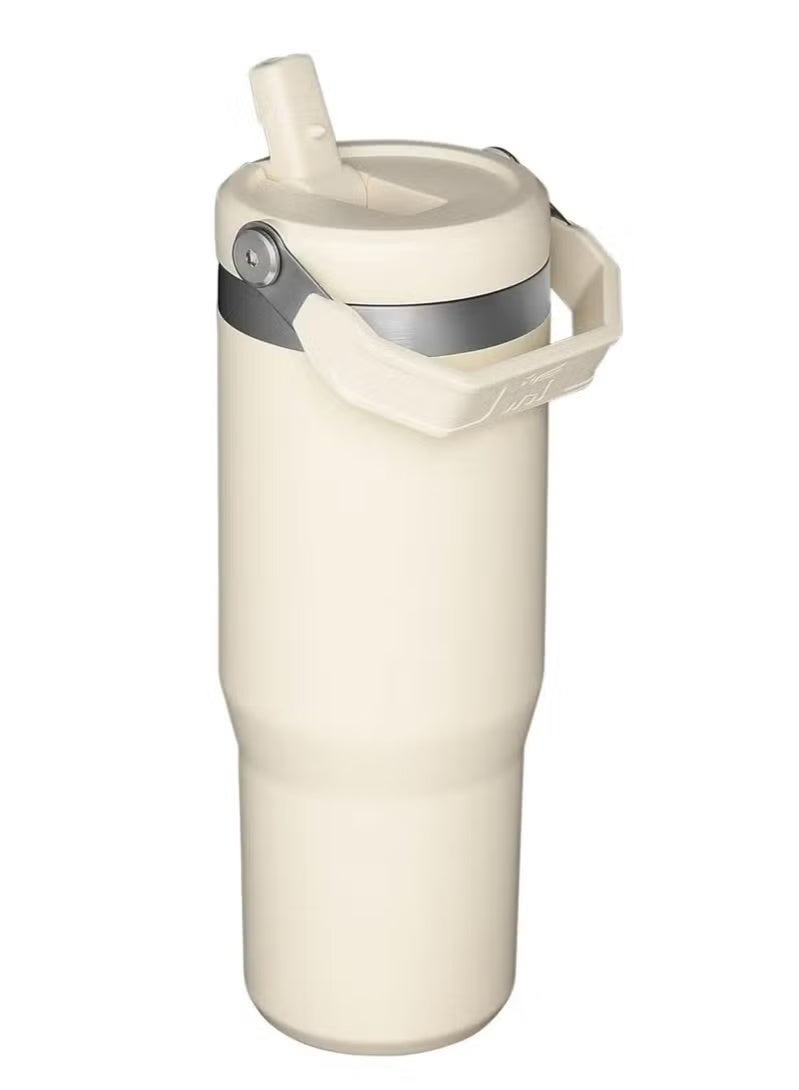 Stanley Stainless Steel Tumbler - Vacuum Insulated Water Bottle for Home, Office or Car Reusable Cup with Straw Leak Resistant Flip Cold for 12 Hours or Iced for 2 Days, 30oz - Image 2