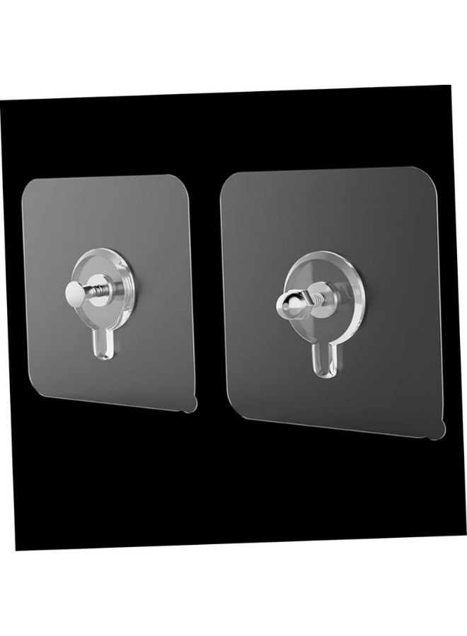 Self-Adhesive Photo Frame Hooks, 20PCS (Buy 10 Get 10 Free) - Stainless Steel & Ceramic, Smooth Lightweight Wall Mount Hooks for Bathroom, Kitchen Home Organization &  Decoration - Image 1