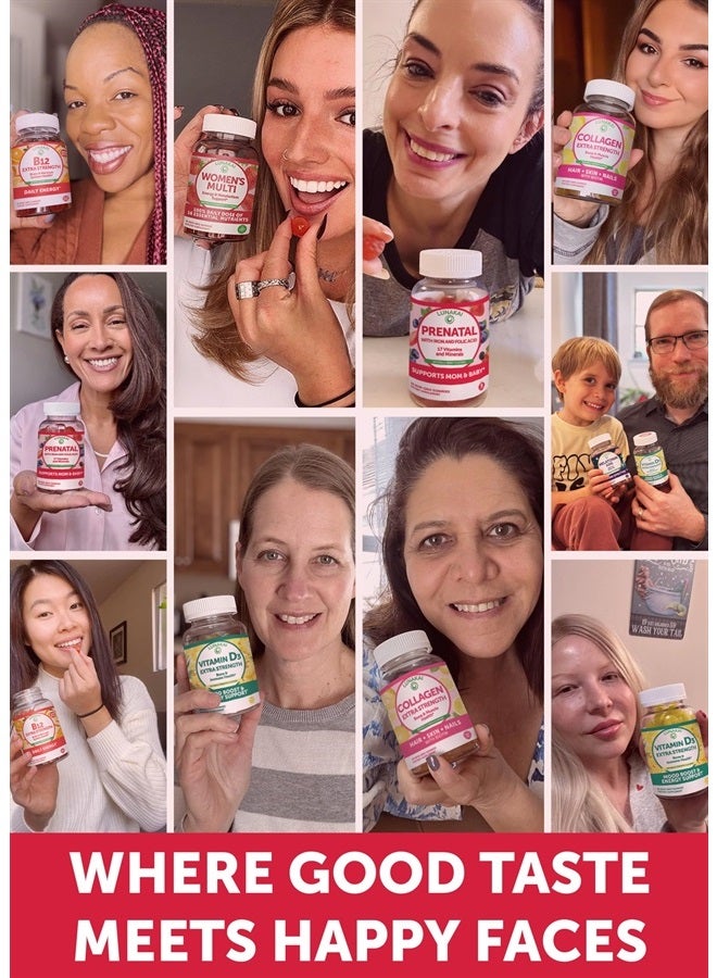 LUNAKAI Prenatal Vitamins with Iron & Folic Acid - Proprietary Formula Pregnancy Multivitamin Gummies for Women, 60 Count - Image 4