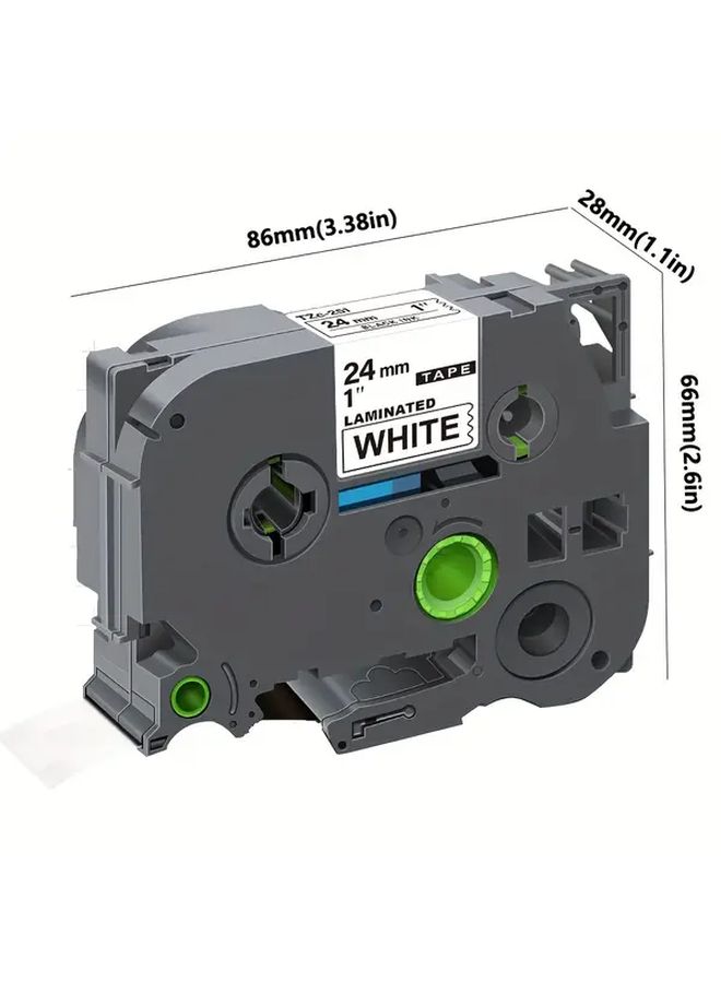 Tze 651 Black On Yellow Label Tape Cartridge Compatible With Various Label Printers - Image 2
