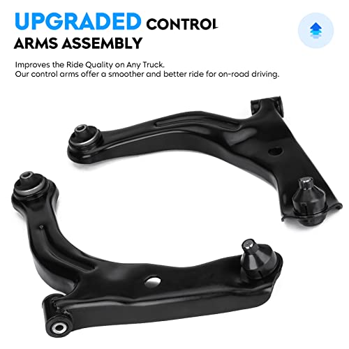 AEagle 8PCS K80399 K80400 Front Lower Control Arm for Ford Escape Mazda Tribute Mariner 2005-2009 with Ball Joint Suspension Steering Kit, K80296 ES3631 EV424 - Image 4