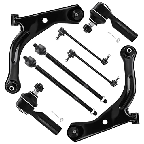 AEagle 8PCS K80399 K80400 Front Lower Control Arm for Ford Escape Mazda Tribute Mariner 2005-2009 with Ball Joint Suspension Steering Kit, K80296 ES3631 EV424 - Image 1