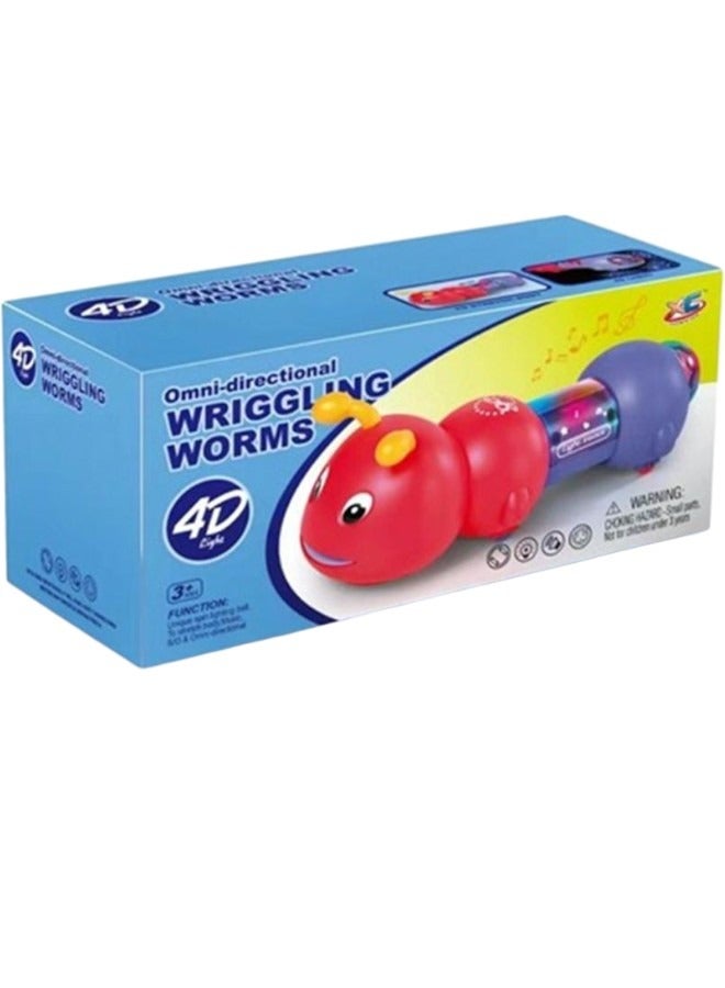 Toy Box Electric Animal Toy Cartoon Caterpillar BO Musical Caterpillar Toy For Kids - Image 2