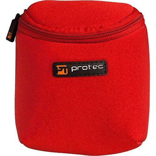 ProTec Trombone/Alto Sax/Clarinet Mouthpiece Pouch (N265RX) -Neoprene, 3-Piece (Red) - Image 2