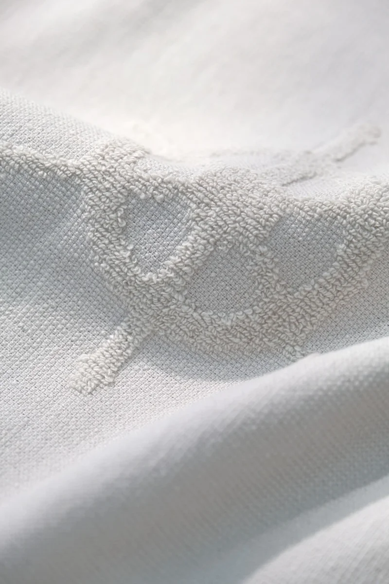 فافورا Trend 100% Cotton Embossed Beach Towel - Beige