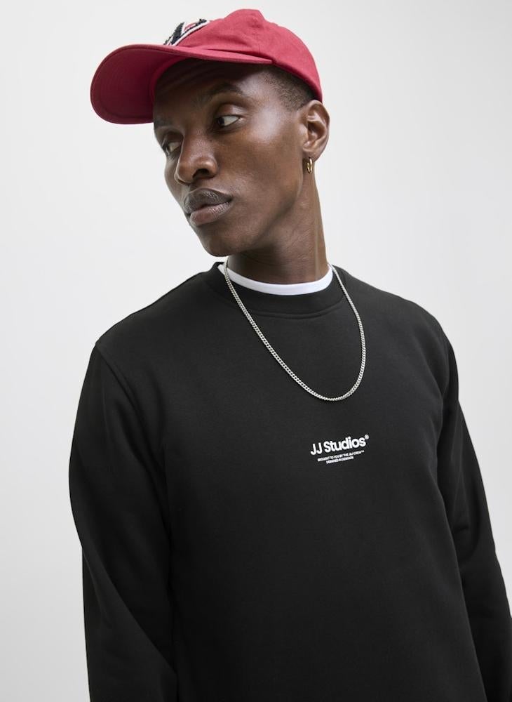 JACK & JONES Logo Crew Neck Sweatshirt - Image 1