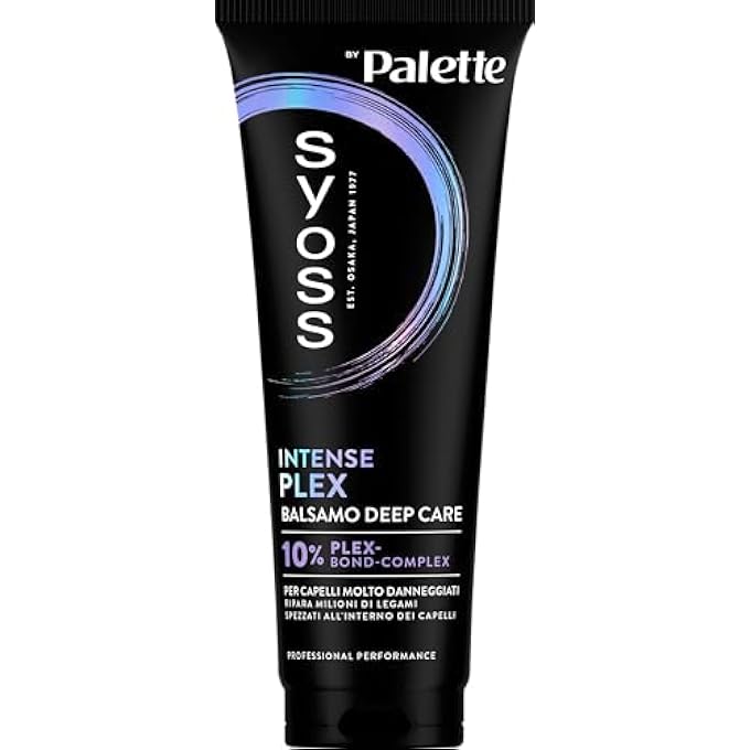 SYOSS PALETTE INTENSE PLEX DEEP CARE CONDITIONER 250 ML, RESTRUCTURING HAIR CONDITIONER WITH 10% PLEX-BOND COMPLEX FOR REPAIRING FIBRES IN DEEP, PRODUCTS FOR VERY DAMAGED HAIR - Image 2