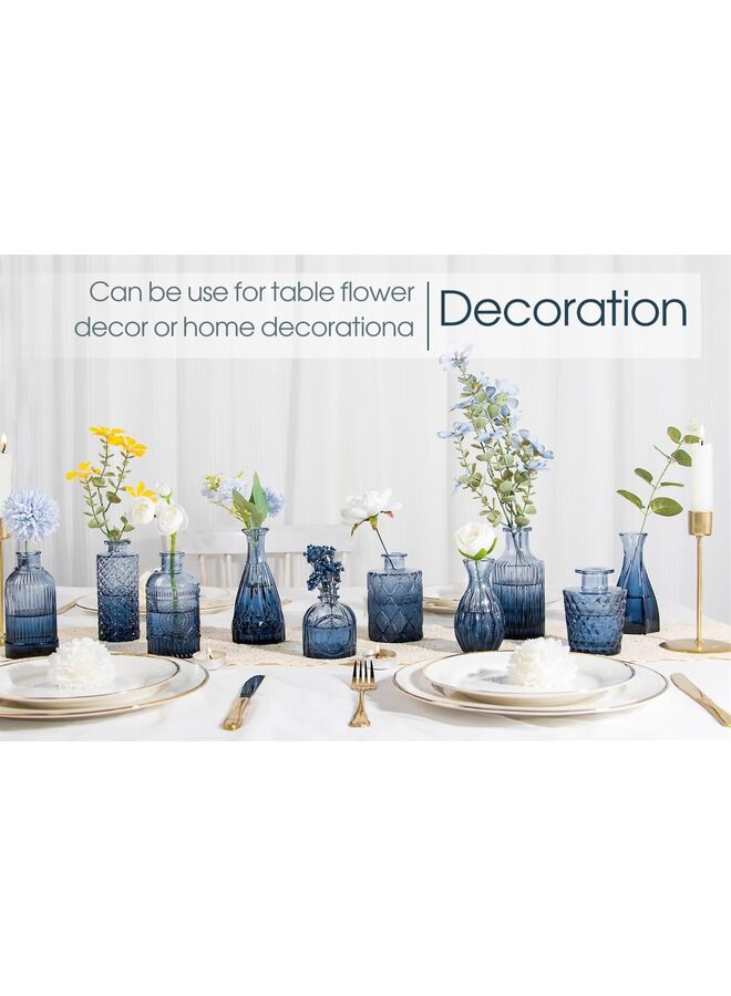 مجموعة مزهرية زجاجية مكونة من 10 قطع - Image 5