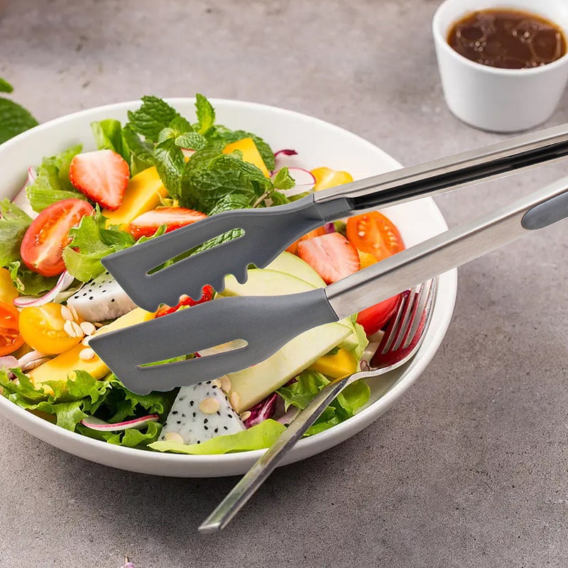 🍳 ملقط مطبخ سيليكون مقاوم للحرارة والصدأ مثالي للتقديم في الشواء - Image 4
