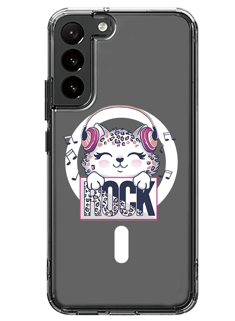 Theodor Magnetic Case for Samsung Galaxy S23 6.1-inch Compatible with MagSafe Wireless Charging, Shockproof Phone Bumper Cover Rock copy - Image 1