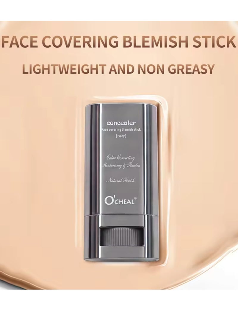 OCHEAL قلم إخفاء عيوب الوجه، خافي عيوب طبيعي بتغطية متوسطة، متين، يدوم طويلاً، مرطب، خفيف الوزن، غير دهني، خافي عيوب الوجه، طبيعي، 30 جرام - Image 4