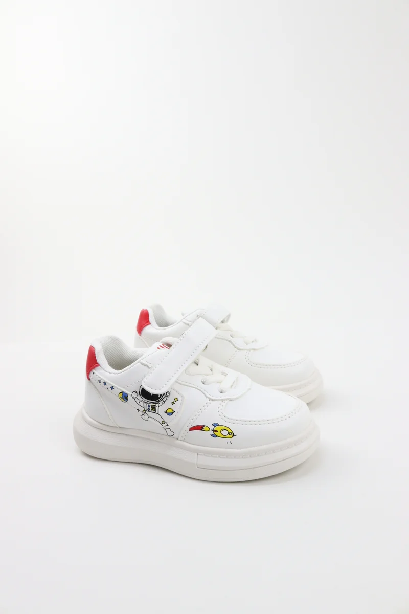 Viny Viny Kids Unisex Casual Sneakers - Stylish White Running & Walking Shoes for Boys and Girls