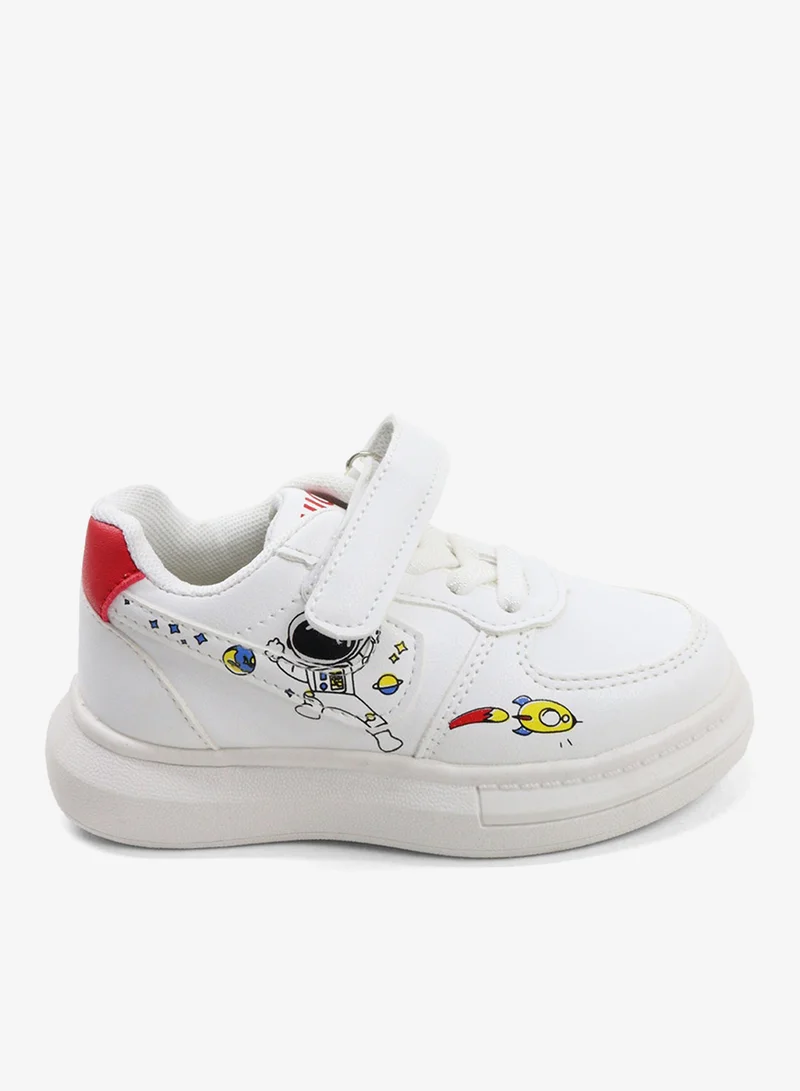 Viny Viny Kids Unisex Casual Sneakers - Stylish White Running & Walking Shoes for Boys and Girls