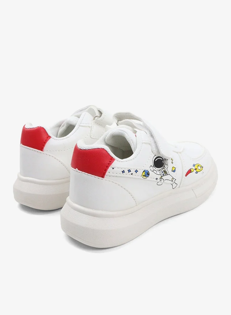 Viny RED Viny Kids Unisex Casual Sneakers - Stylish White Running & Walking Shoes for Boys and Girls  | Best Price UAE
