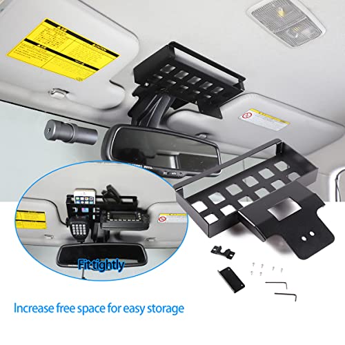 YUECHI For Toyota FJ Cruiser 2007-2021 car center console side outlet storage bag trunk storage box (Inside rearview mirror storage box) - Image 2