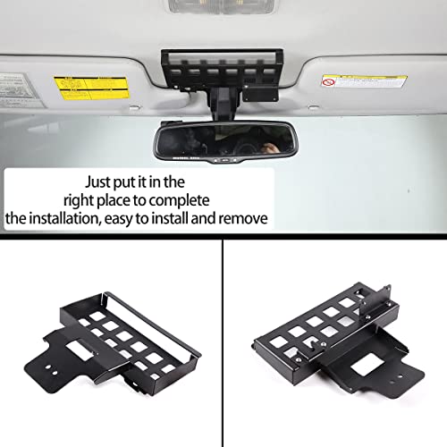 YUECHI For Toyota FJ Cruiser 2007-2021 car center console side outlet storage bag trunk storage box (Inside rearview mirror storage box) - Image 5