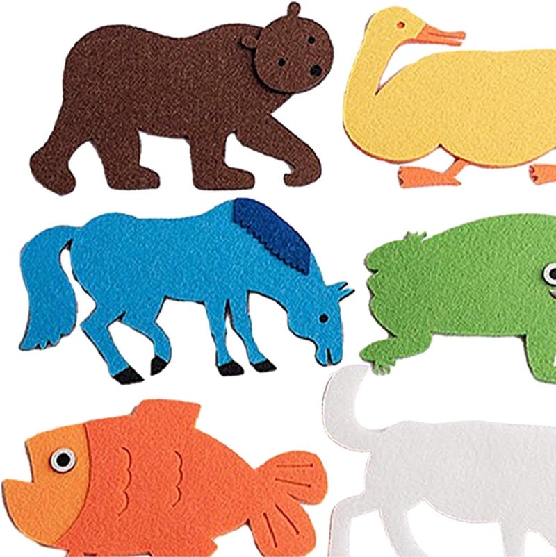 Precut Felt Figures Sets, Preschool Learning Toys, Reusable Storytelling Teaching Activity Figures for - Image 3