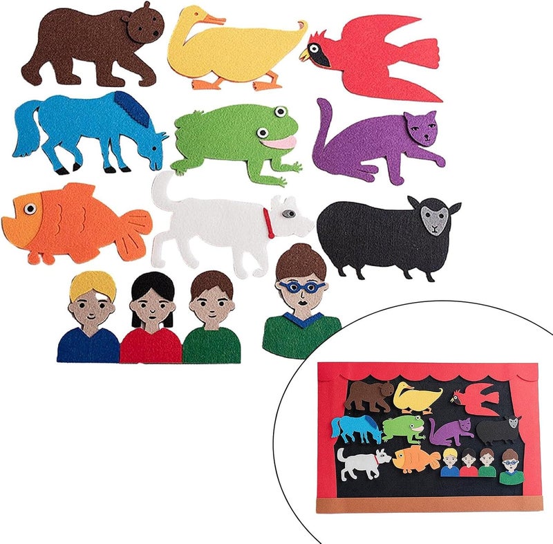 Precut Felt Figures Sets, Preschool Learning Toys, Reusable Storytelling Teaching Activity Figures for - Image 5