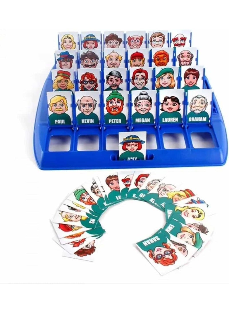 Mitoy Who Is It? - Classic Family Guessing Board Game for Kids & Adults, Fun Puzzle Game for Travel, Parties & Game Night - Image 3