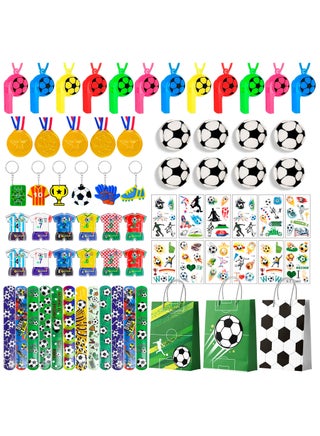 96pcs Soccer Party Favors for 12 Guests, Including Soccer Slap Bracelets Stickers Medals Keychains Bags Whistle Maza Toys etc Soccer Birthday Party Favors for Soccer Party Decorations Supplies - pzsku/Z1924CFD21D64FEB5A351Z/45/1746509636/c6744d7c-1ae7-4959-a2e8-3eadec2659b1
