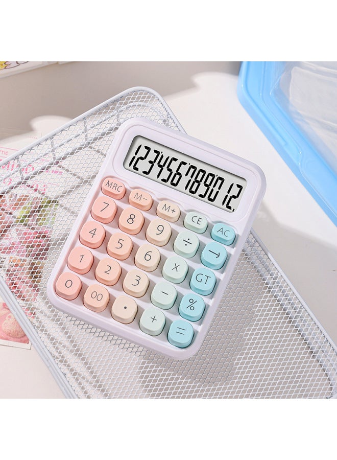 Ice Cream Calculator High Color Value Gradient Sugar Cube Student Cute Office Accounting Calculator