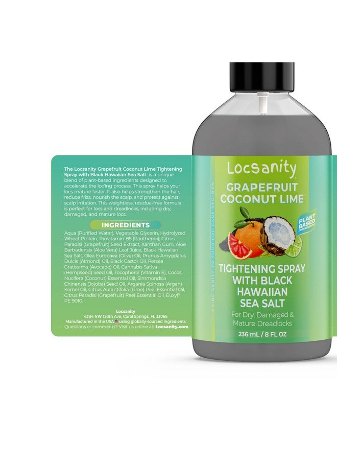 Locsanity - Grapefruit Coconut & Lime Moisturizing And Tightening Spray Mist W/Black Hawaiian Sea Salt - Image 1