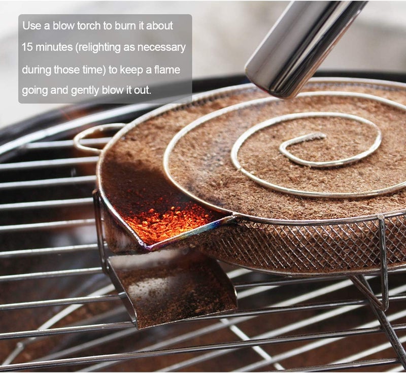 Realcook 8" Cold Smoke Generator, Hot or Cold Smoking on Any BBQ Grill and Smoker, Perfect for Smoked Salmon, Cheese, Pork and More, Smoke Time up to 4-7 Hours - Image 5