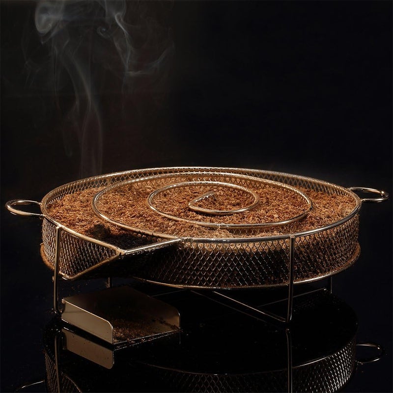 Realcook 8" Cold Smoke Generator, Hot or Cold Smoking on Any BBQ Grill and Smoker, Perfect for Smoked Salmon, Cheese, Pork and More, Smoke Time up to 4-7 Hours - Image 3