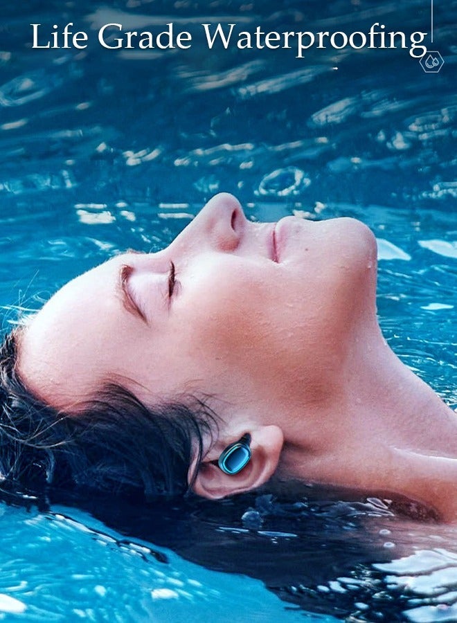 DUNISO Wireless Earbuds Bluetooth 5.3 Headphones Wireless Charging Case Sports Ear Buds Touch Control LED Power Display Built-in Mic Headset Waterproof Earphones in-Ear for IOS and Android - Image 5