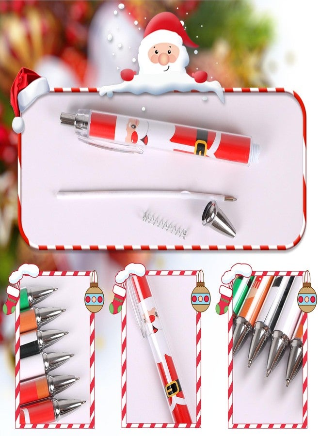 LOAVER 36 Pack Christmas Ballpoint Pen Bulk, Cute Santa Claus Snowman Cartoon Retractable Gel Ink Pen for Christmas Party Holiday Gifts Rewards Office Supplies Stocking Stuffers - Image 3