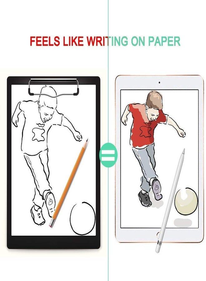 OJOS Glass Matte Screen Protector Film Compatible With Ipad 9.7 Inch 2017/2018 6Th Generation Paper-Like, Anti-Glare Paper Texture Drawing (Matte Clear) - Image 5