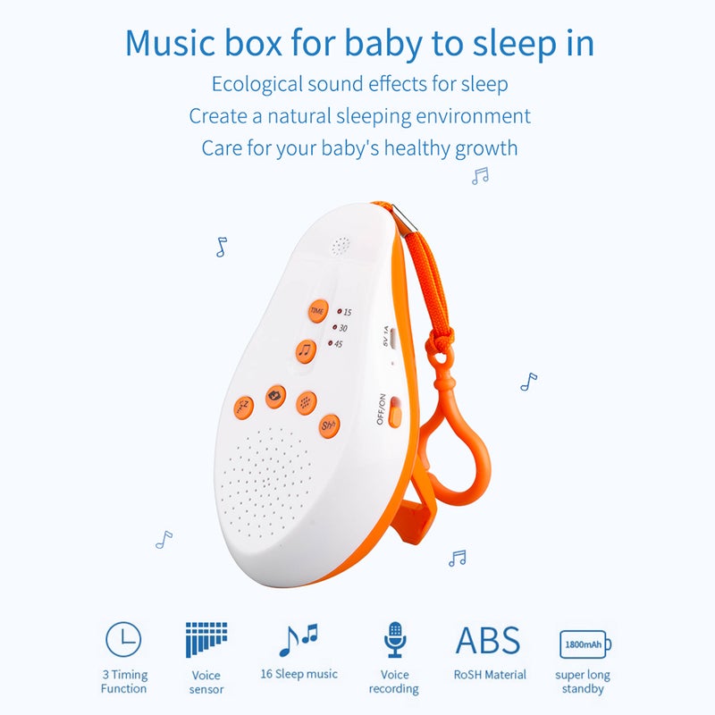 Baby White Noise Machine Portable Smart Sound Sleeping Machine with 16 Kinds of Sleeping Sound for Boys Girls - Image 3