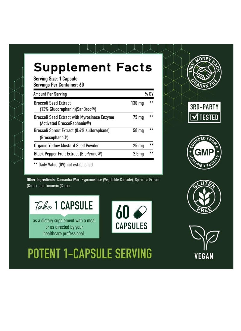 Smoky Mountain Naturals - Sulforaphane Daily Supplement 60 Capsules - Image 1