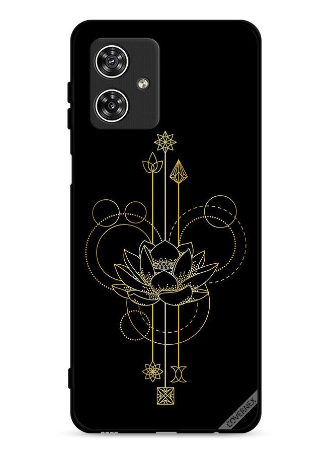 Covernex Motorola Moto G54 5G Protective Case Cover Modern Flower Art - Image 1