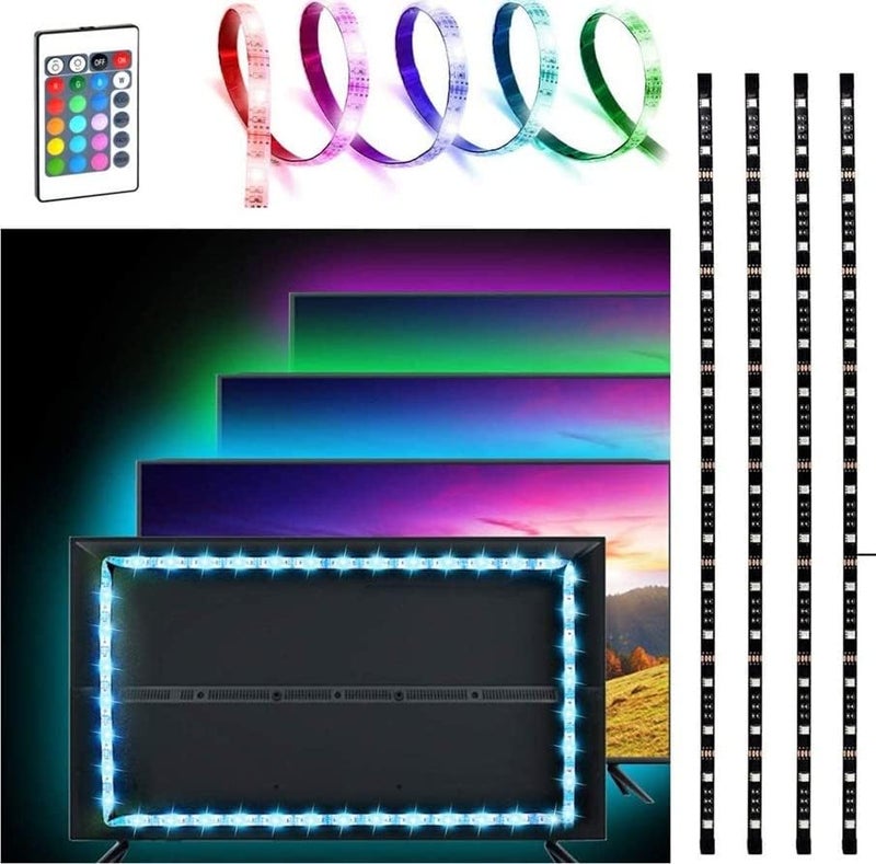 TWISTED MINDS Gaming Monitor/TV RGB LED Strip, USB Powered Light, Works with Remote-16 million colors RGB Led Strip with 36000 hrs. life span-10 Meters | TM-LED-10M - Image 2
