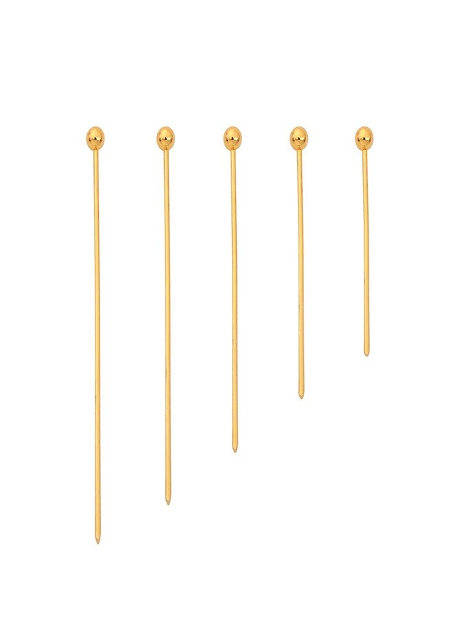 BEADIA 18K Gold Plated Ball Head Pins 20mm 300pcs for Jewelry Making Findings - Image 1