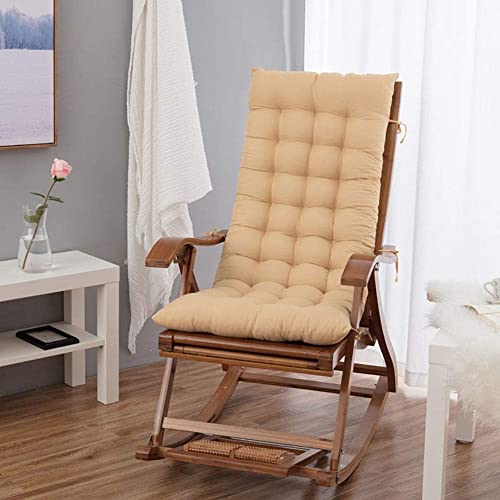aeTHEric Super Comfy Long Rocking Chair Cushion/Chair Back Rest Pillow/Chair Seat Pad/Long Quilted Chair Cushion/Pad(19 * 41inch) - Image 1