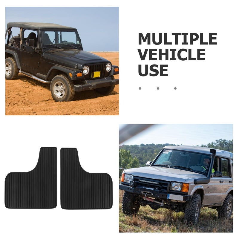 2pcs Standard Truck SUV Mud Flaps Winter Resistant Splash Guards - Image 4