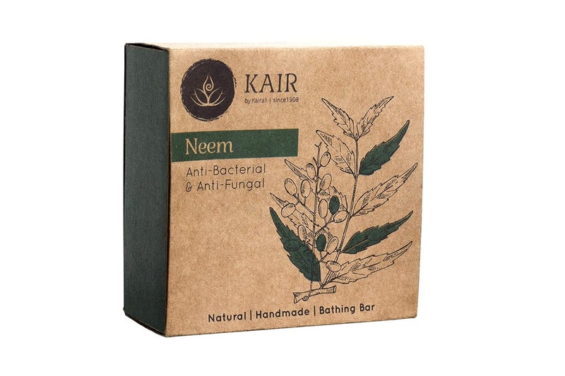 Kairali Neem Soap  Herbal Antibacterial and Antifungal Soap for Skin Problems 100 Grams - Image 2