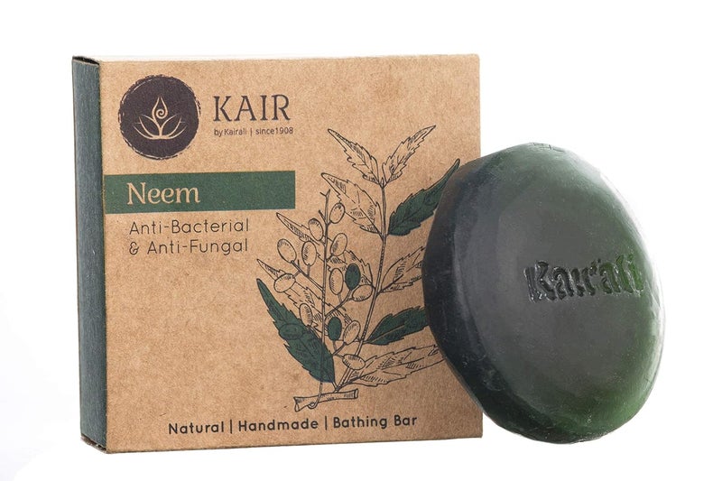 Kairali Neem Soap  Herbal Antibacterial and Antifungal Soap for Skin Problems 100 Grams - Image 4