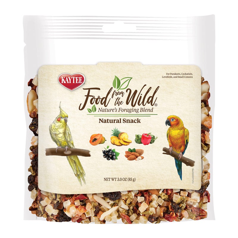 Kaytee Food From The Wild Natural Snack Food Treats For Pet Birds, 3 oz - Image 1